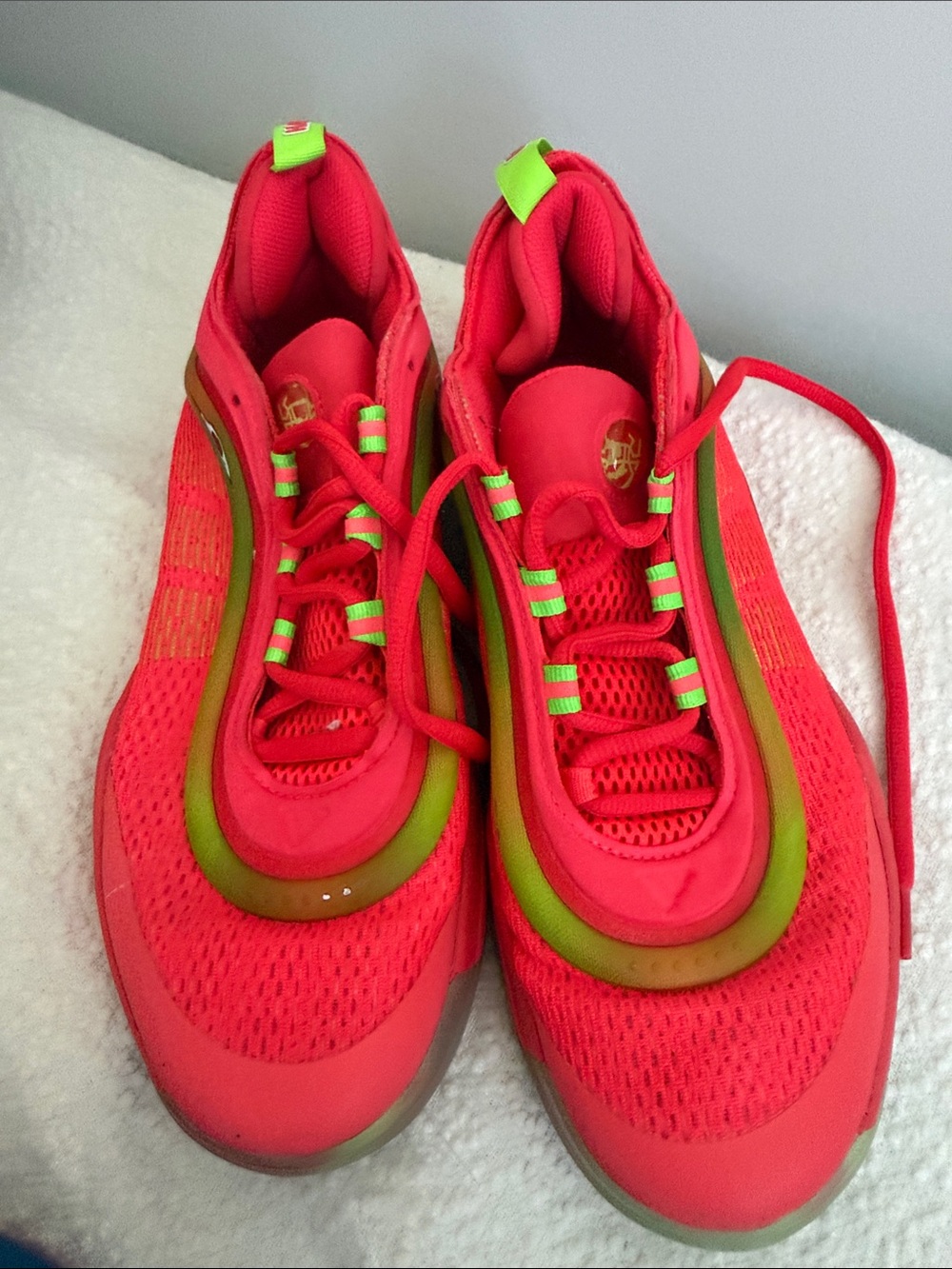 adidas Neon Pink Athletic Sneakers with Lime Accent